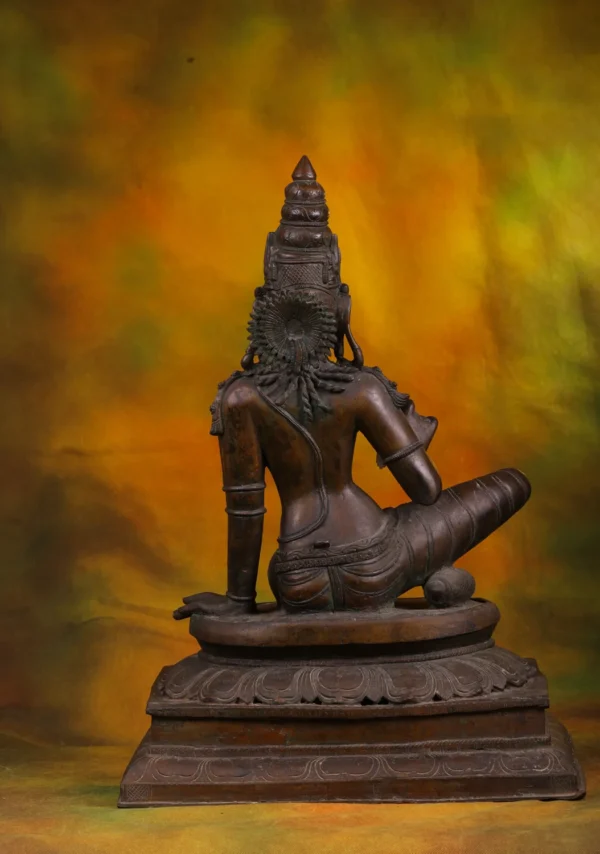 Bronze Bogasakthi Statue - Hindu Goddess of Power & Grace - 24 Inches - Image 4
