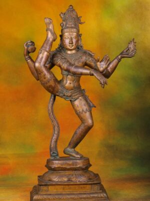 Bronze Shiva Thandavam Statue - Hindu God of Cosmic Dance - 24 Inches