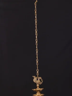 Brass Annam Lamp - Hanging Decor with 3 Deep