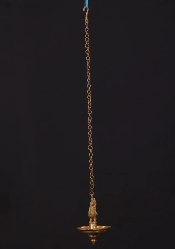 Brass Annam Lamp - Hanging Decor with 3 Deep - Image 5
