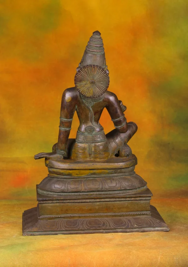 Bronze Bogasakthi Statue - South Indian Divine Grace - 17 Inches - Image 4