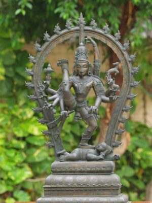 Bronze Uruthuva Thandavam Nataraja - Lord Shiva Dance - 38 Inches