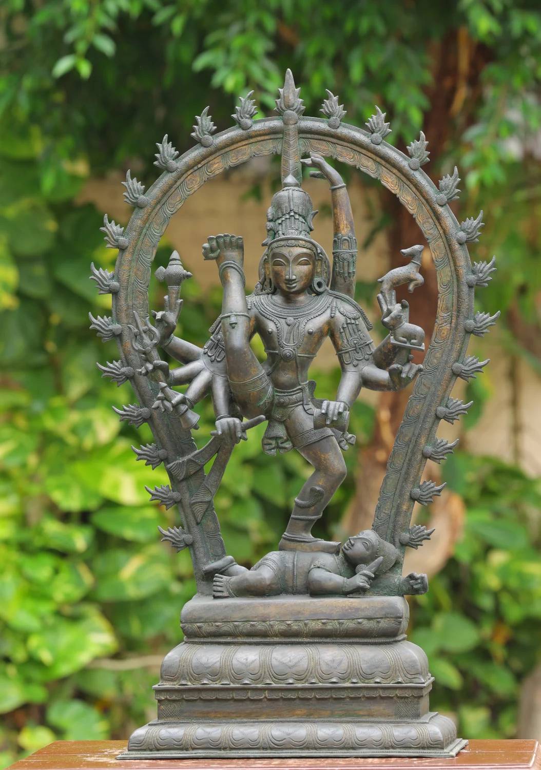 Bronze Uruthuva Thandavam Nataraja - Lord Shiva Dance - 38 Inches