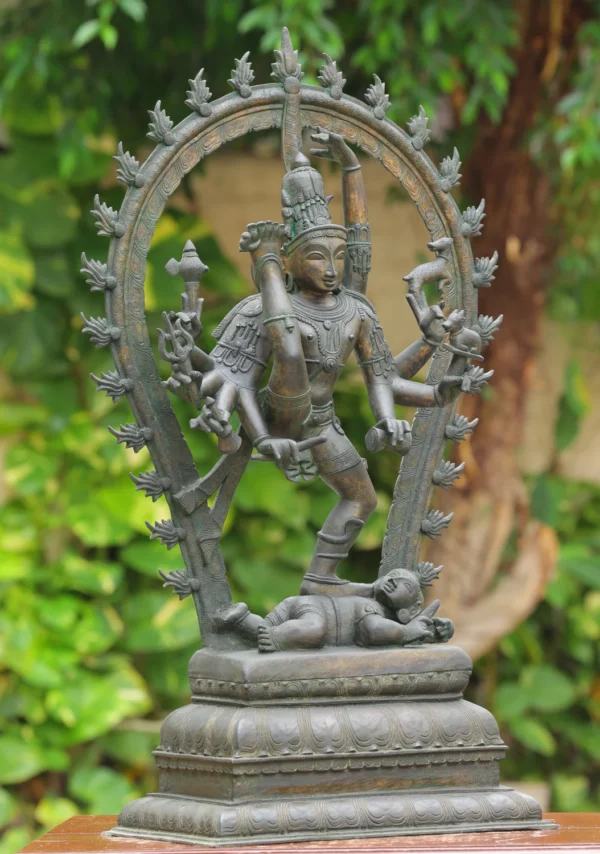 Bronze Uruthuva Thandavam Nataraja - Lord Shiva Dance - 38 Inches - Image 3